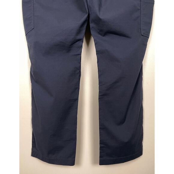 Carhartt Force Relaxed Fit Ripstop Utility Straight Pant Navy 40 x 30 BN5358-M - Picture 10 of 13